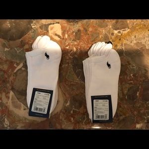 6 Pairs Polo Ralph Lauren Summer Sport Ankle Socks